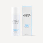 D'Lumiere Esthétique skincare bottle and packaging on a white background